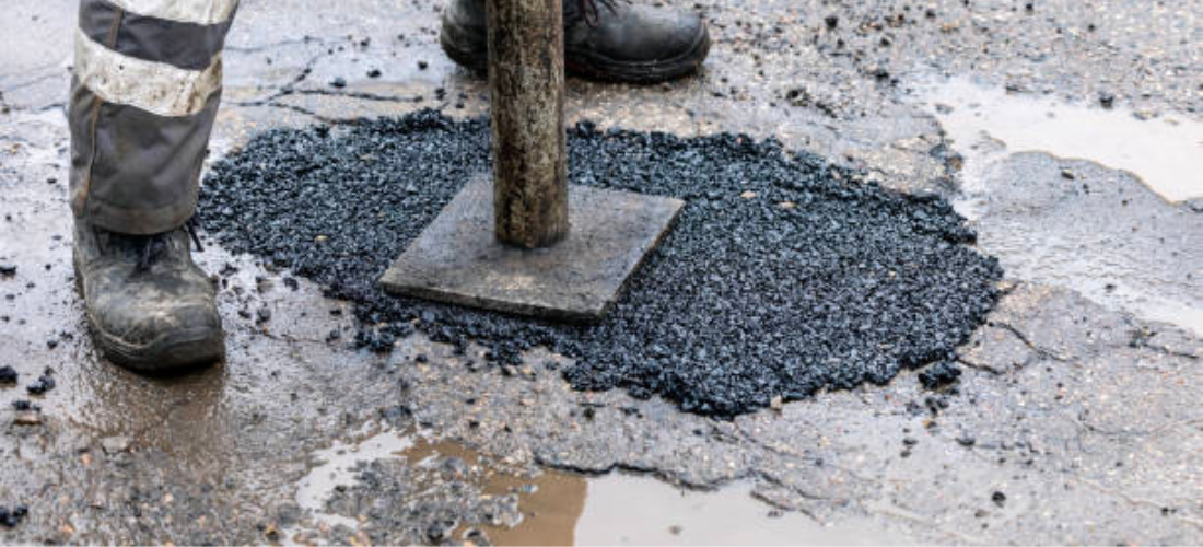 Eliminate potholes quick and easy with Microsurfacing