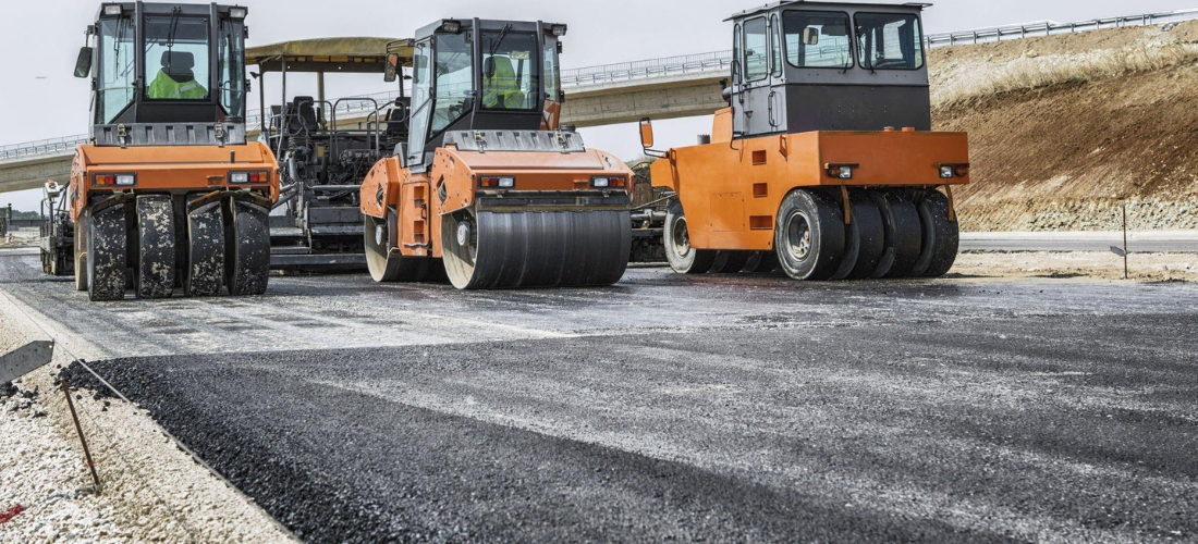 What is a premixed type of bitumen road construction?